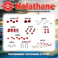 Rear Nolathane Suspension Bush Kit for FORD FAIRLANE ZA ZB ZC ZD 8CYL 1967-1972