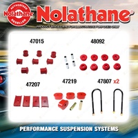 Rear Nolathane Suspension Bush Kit for FORD FALCON BA BF FPV Leaf Rear