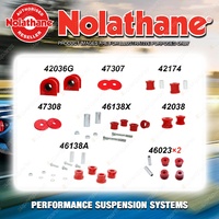 Rear Nolathane Suspension Bush Kit for HOLDEN CALIBRA YE 4/6CYL 10/1991-7/1998