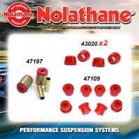 Rear Nolathane Suspension Bush Kit for HOLDEN DROVER QB 4CYL 2/1985-12/1987