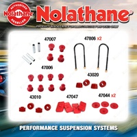 Rear Nolathane Suspension Bush Kit for HOLDEN E SERIES EK EJ EH 6CYL 1961-1-1965