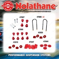 Rear Nolathane Suspension Bush Kit for HOLDEN F SERIES FE FC FB 6CYL 1957-1961