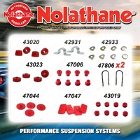 Rear Nolathane Suspension Bush Kit for HOLDEN H SERIES HK HT HG 8CYL 1968-1971