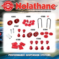 Rear Nolathane Suspension Bush Kit for HOLDEN H SERIES HQ HJ HX HZ WB Leaf Rear