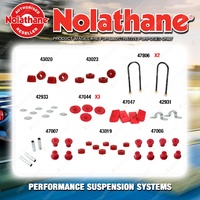 Rear Nolathane Suspension Bush Kit for HOLDEN MONARO HK HT HG 8CYL 1968-1971