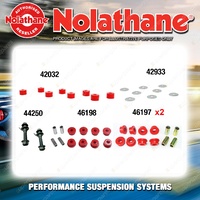 Rear Nolathane Suspension Bush Kit for HYUNDAI EXCEL X3 4CYL 9/1994-6/2000