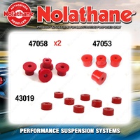 Rear Nolathane Suspension Bush Kit for MAZDA 323 FA WAGON 4CYL RWD 1978-9/1985