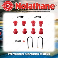 Rear Nolathane Suspension Bush Kit for MITSUBISHI L300 SJ 4CYL 2WD 8/2005-2013