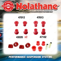 Rear Nolathane Suspension Bush Kit for MITSUBISHI TRITON MK 6CYL 4WD 1996-2006