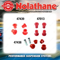 Rear Nolathane Suspension Bush Kit for MITSUBISHI TRITON MQ 4CYL 4WD 2015-ON