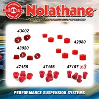 Rear Nolathane Suspension Bush Kit for NISSAN 120Y B210 4CYL 3/1974-5/1979