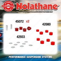 Rear Nolathane Suspension Bush Kit for NISSAN 300C Y31 6CYL 5/1987-1991