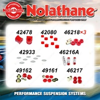 Rear Nolathane Suspension Bush Kit for NISSAN 300ZX Z32 6CYL 7/1989-3/1997