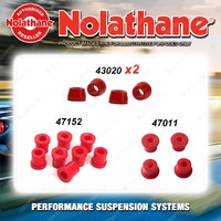 Rear Nolathane Suspension Bush Kit for NISSAN 520 E12 4CYL 1968-1969