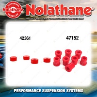 Rear Nolathane Suspension Bush Kit for NISSAN CIVILIAN BUS W40 4CYL 1984-4/1999