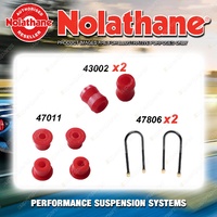 Rear Nolathane Suspension Bush Kit for NISSAN NAVARA D21 6CYL 2WD 1986-1997