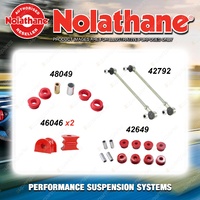 Rear Nolathane Suspension Bush Kit for NISSAN NAVARA NP300 D23 Coil Rear 2WD 4WD