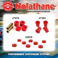 Rear Nolathane Suspension Bush Kit for NISSAN PATROL G60 61 6CYL 1967-1982