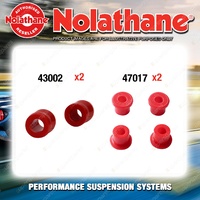 Rear Nolathane Suspension Bush Kit for NISSAN URVAN E24 4CYL 11/1986-3/2001