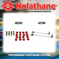 Rear Nolathane Suspension Bush Kit for NISSAN X-TRAIL T30 4CYL 10/2001-9/2007