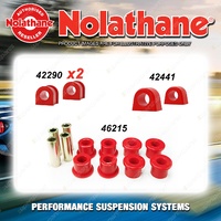 Rear Nolathane Suspension Bush Kit for SUBARU LEONE L SERIES INCL RX TURBO