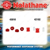 Rear Nolathane Suspension Bush Kit for SUBARU LIBERTY BC BF RS TURBO 1989-1992