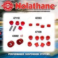 Rear Nolathane Suspension Bush Kit for SUZUKI SIERRA SJ410 F10A 4CYL 1981-1988