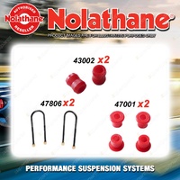 Rear Nolathane Suspension Bush Kit for TOYOTA HILUX RN20 22 25 27 2WD 1971-1978