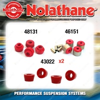 Rear Nolathane Suspension Bush Kit for TOYOTA LANDCRUISER LJ70 RJ70 1985-1991