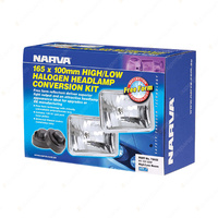 Narva 12V 55W H1 Halogen Headlamp Conversion Kit - 165x100mm High Beam Free Form