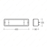 Narva Rear Combination Stop / Tail Direction Indicator And Reverse Lamp (Lh)