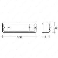 Rear Combination Stop/Tail Direction Indicator Reverse & Licence Plate Lamp -Rh