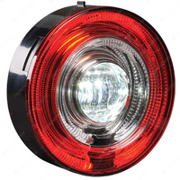 9-33V LED Model 57 Rear Stop Lamp - Red With Tail Ring - Red And Reverse - White