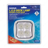 Narva 9-64 Volt L.E.D Work Lamp Flood Beam - with White housing - 2000 Lumens