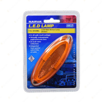 Narva 9-33 Volt Model 21 L.E.D Side Marker Amber Light Pipe (Blister Pack Of 1)