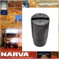 Narva 12V 5A Wireless Phone Charging Cup Phone Holder (Blister pack of 1)