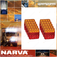 Narva 12V LED Square Slimline Stop/Tail Direction Indicator Lamp 0.5 Cable (10)