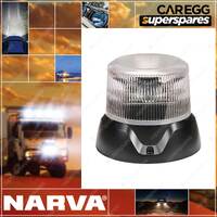 Narva Brand PULSE II L.E.D Flange Strobe/Rotator light Amber with Clear Lens