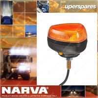 2 x Narva 10-33V Aerotech Low Profile Amber Led Strobe Single Bolt 85601A