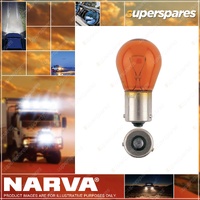 Narva Brand 12V 21W BAU15S Heavy Duty Globes Ligting Bulb - Pack of 10