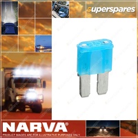 Narva 15 Amp Micro 2 Blade Fuse 15 x 9mm BLUE Auto Fuse - Box of 25