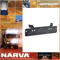 Narva 10" EX2 Single Row Licence Plate Bracket for Light Bar Driving Light