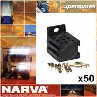 Narva Brand Relay Connectors Electrical Accessory - Bulk Pack of 50