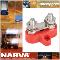 1 x Narva Positive Dual Stud Bridged Distribution Post Terminal - M8