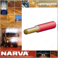 Narva 2M Single Cole Red Battery & Starter Cable - 6 B&S Automative Cable