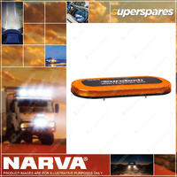 Narva 12 / 24V Eurotech LED Light Box -Amber Flange Base - Emergency Lighting