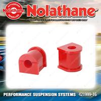 Nolathane Front Sway Bar Mount Bushing Kit 16mm for Mazda RX-7 Series I 79-85