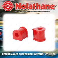 Nolathane Front Sway Bar Mount Bushing Kit 18mm for Mazda RX-7 Series I 79-85