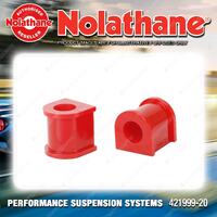 Nolathane Front Sway Bar Mount Bushing Kit 20mm for Chrysler Centura KB KC 75-79