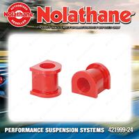 Nolathane Front Sway Bar Mount Bushing Kit 24mm for Chrysler Centura KB KC 75-79